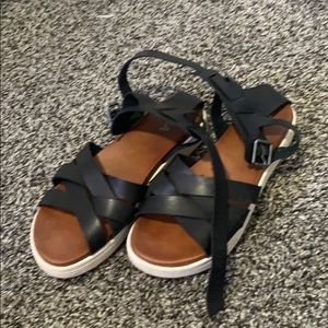 Black sandals